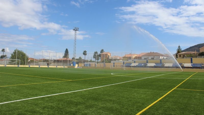 El Estadio Municipal El Pinar luce su mejor aspecto tras las mejoras realizadas