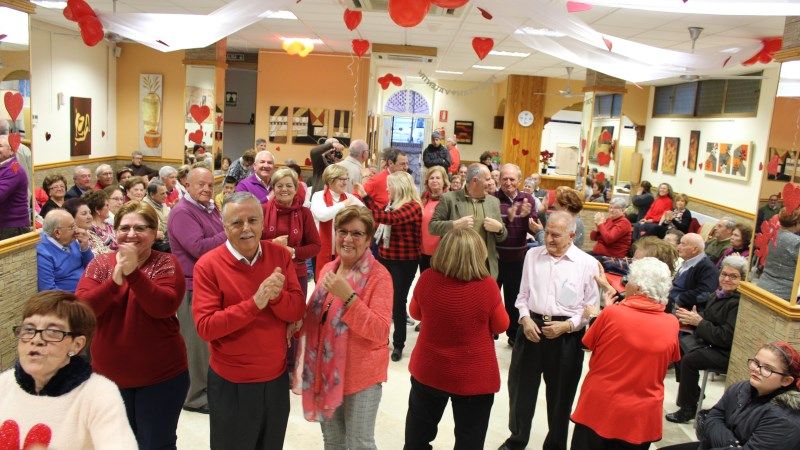 Excelente ambiente en la Fiesta de San Valentín del Mayor