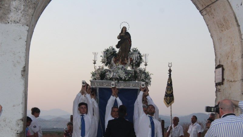 Comienzan las fiestas de Zapata con la multitudinaria procesión de Nuestra Señora de la Asunción