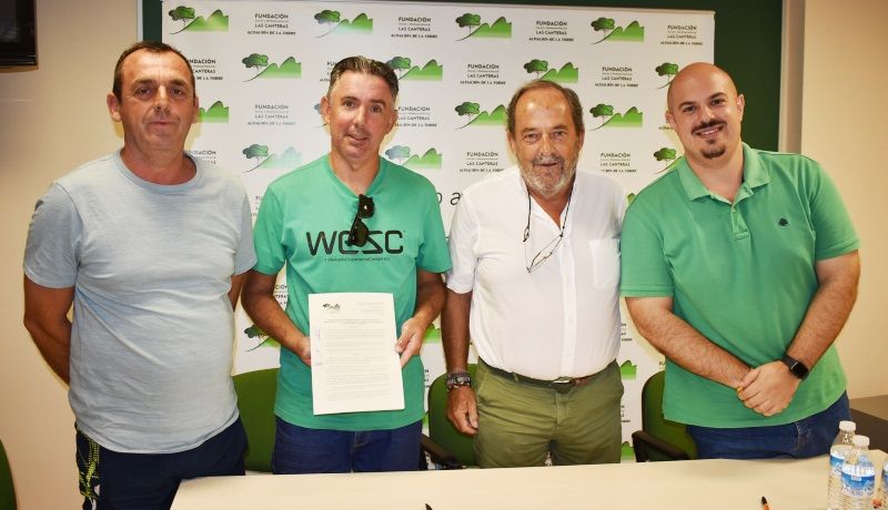 La Fundación Las Canteras firma un acuerdo con el C. D. Alhaurín 'La Peña'