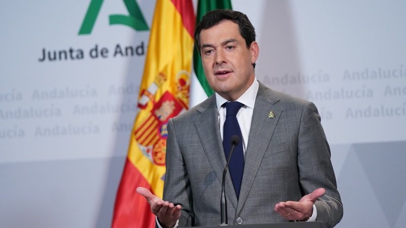 Moreno señala que Andalucía está en condiciones de afrontar un desconfinamiento progresivo y gradual por zonas