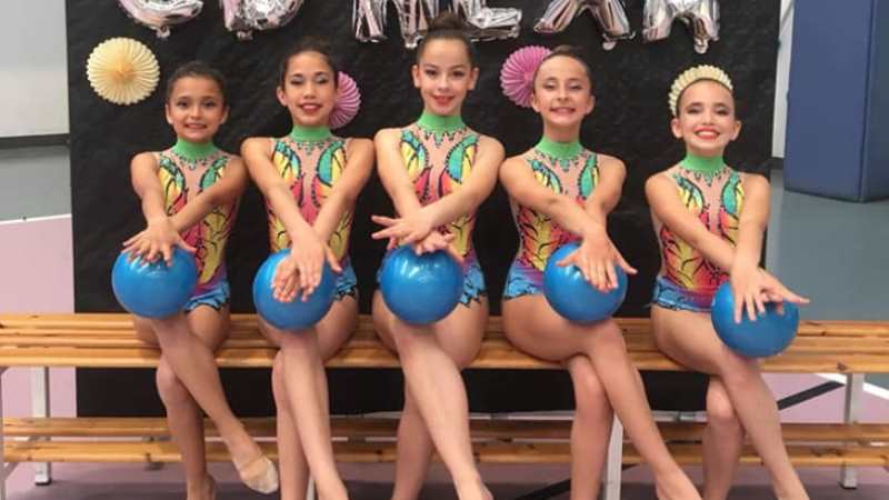 Gran competición de la gimnasia rítmica de Alhaurín en el Torneo de Viator