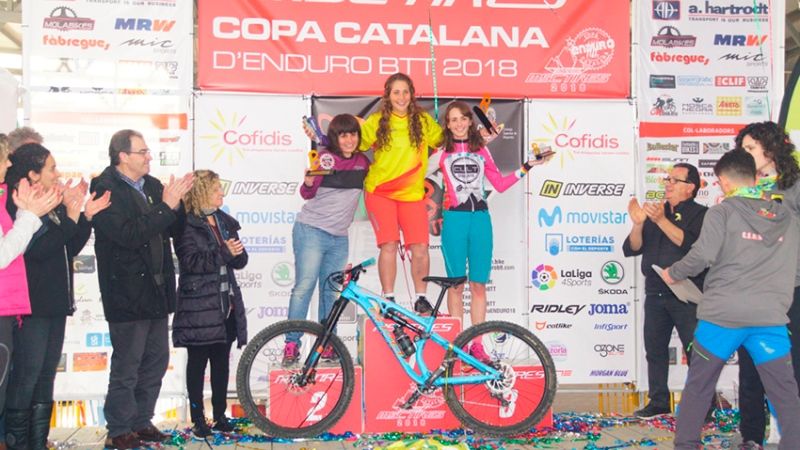 Miriam Alcántara, líder en el Open de España de Enduro BTT