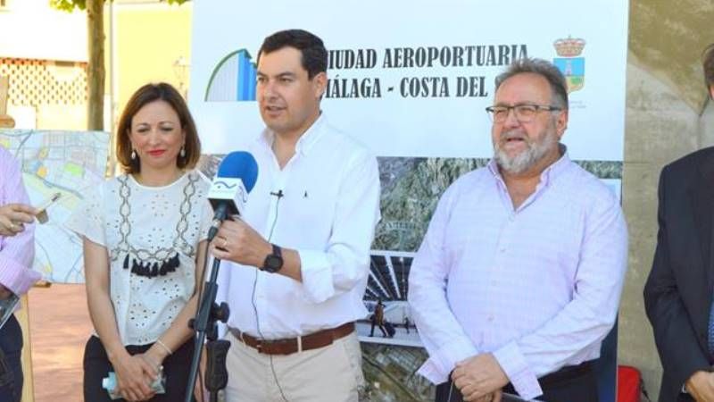 Moreno Bonilla exige a Junta su apoyo a la ciudad aeroportuaria de Alhaurín de la Torre "para generar empleo y riqueza"