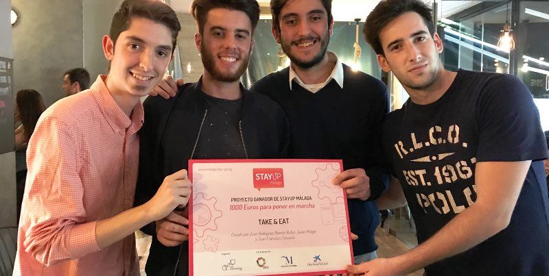 Un grupo de universitarios alhaurinos gana el concurso de emprendedores StayUP Málaga