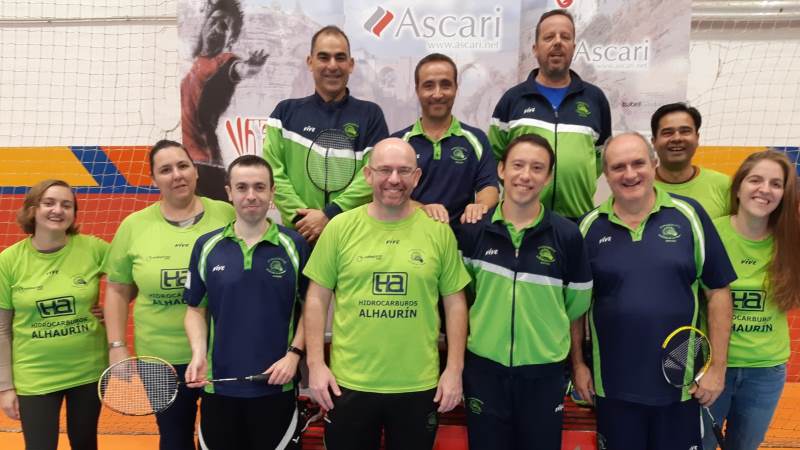 Gran actuación del bádminton de Alhaurín de la Torre en el Torneo de Veteranos de Ronda