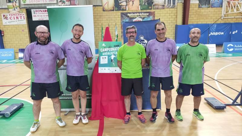 De nuevo podios andaluces para los sénior alhaurinos de bádminton