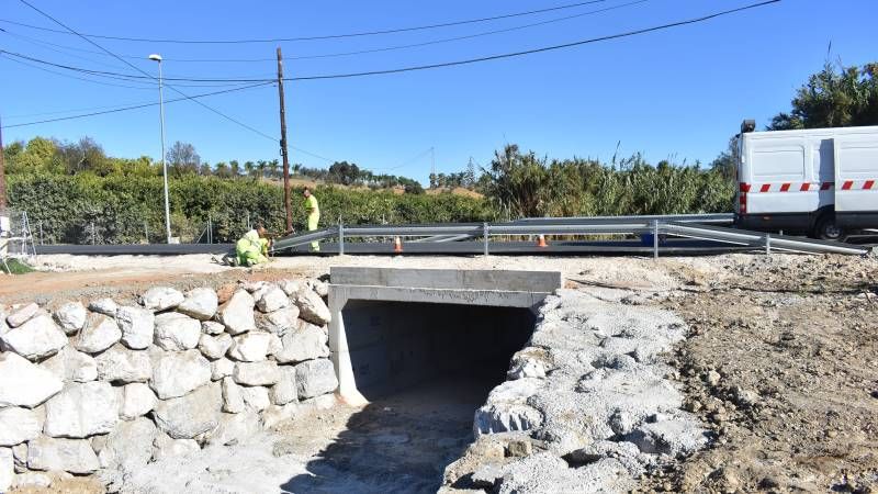 Se restablece el tráfico rodado por el camino de Moncayo tras concluir las obras del puente