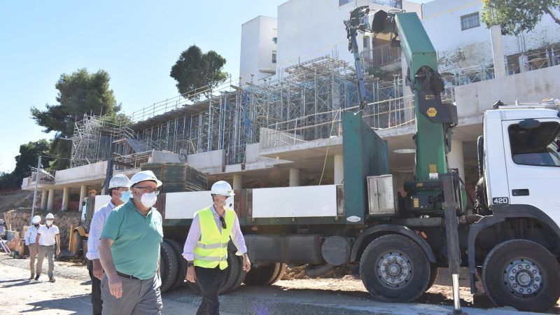 La futura plaza escalonada revitalizará una zona histórica del casco urbano de Alhaurín de la Torre