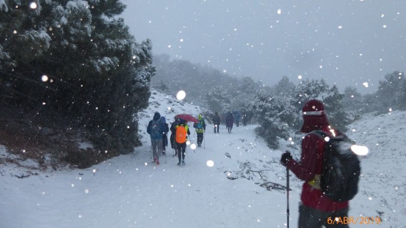 Espectacular nevada vivida en la Travesía de Resistencia 35 Millas Al Borde