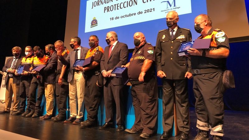 La Diputación distingue a la Agrupación de Protección Civil de Alhaurín de la Torre
