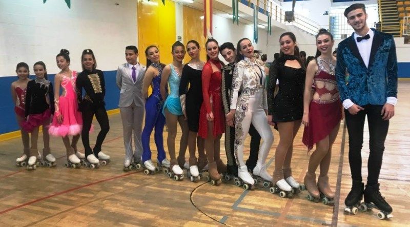 Grandes resultados del patinaje artístico de Alhaurín en los Provinciales de Danza