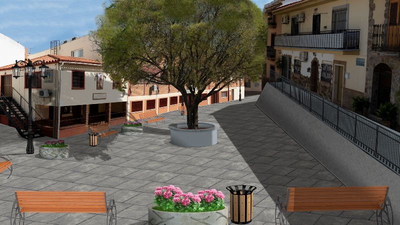 La reforma integral de la plaza Paco Lara potenciará el carácter peatonal del casco urbano de Alhaurín de la Torre
