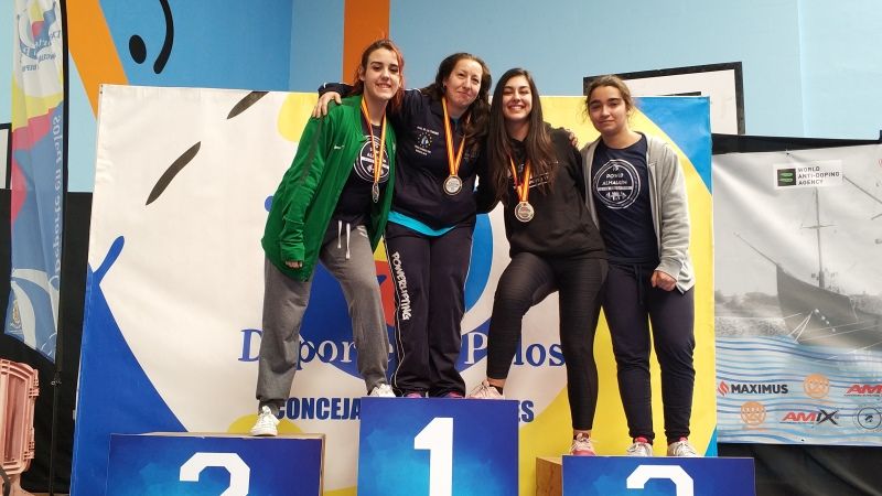 Gran papel de los deportistas alhaurinos en el Campeonato de España de Powerlifting