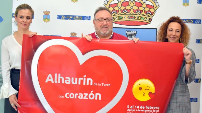 Alhaurín de la Torre celebrará San Valentín con una novedosa campaña en favor de los negocios locales