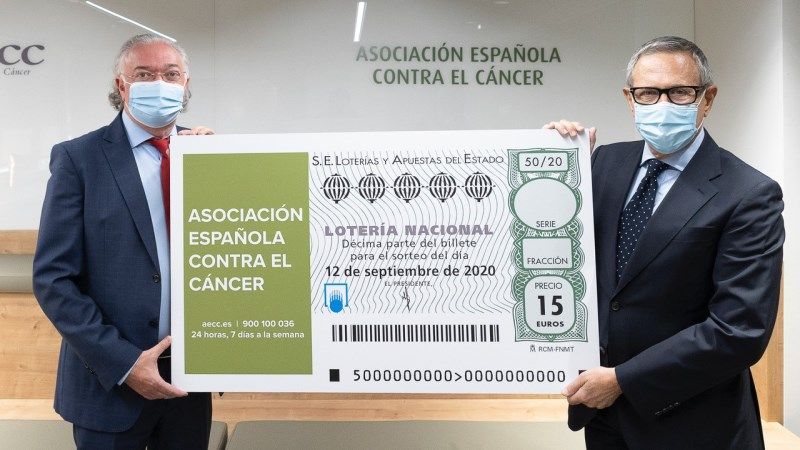Loterías y la AECC presentan el sorteo extraordinario de loterías en su apoyo