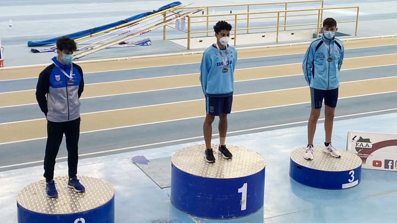 El atleta local Salva García, bronce en el Campeonato Andaluz de Combinadas en Antequera