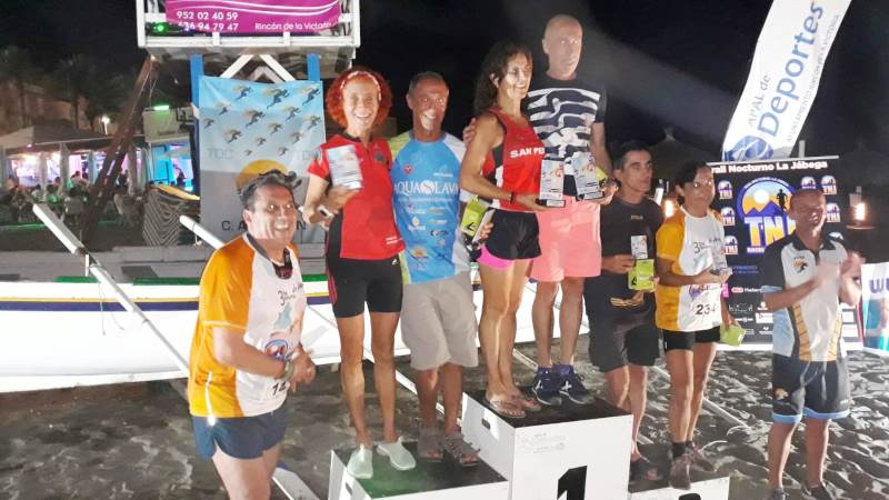 Excelente participación de Silvia Hidalgo del C. D. Alpino Jarapalos en el III Trail nocturno La Jábega