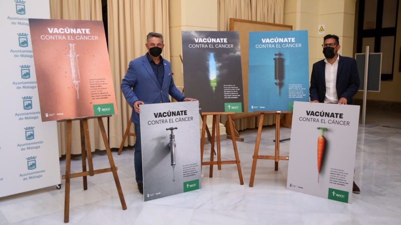 Ayuntamiento y AECC Málaga presentan la campaña de prevención “Vacúnate contra el cáncer”
