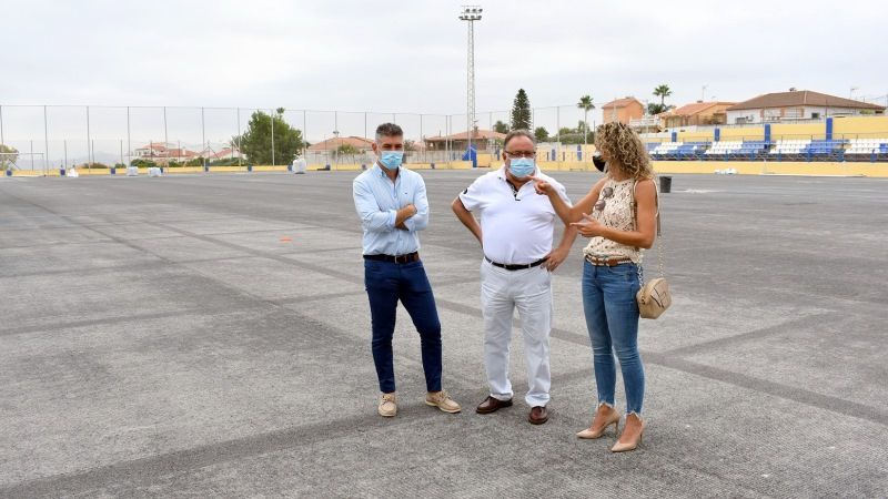 El Estadio de Fútbol de El Pinar renovará su superficie de juego