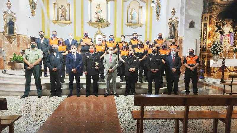 Celebrada la misa de los patrones de Protección Civil, los Santos Ángeles Custodios