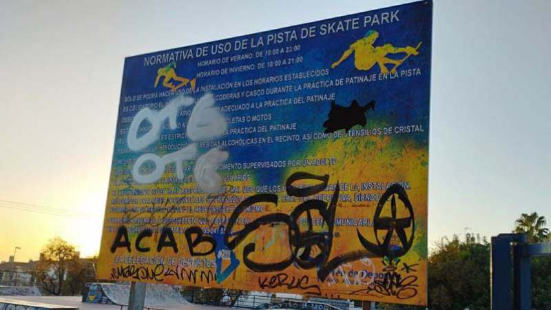 La Policía Local denuncia a dos grafiteros por daños valorados en unos 16.000 euros