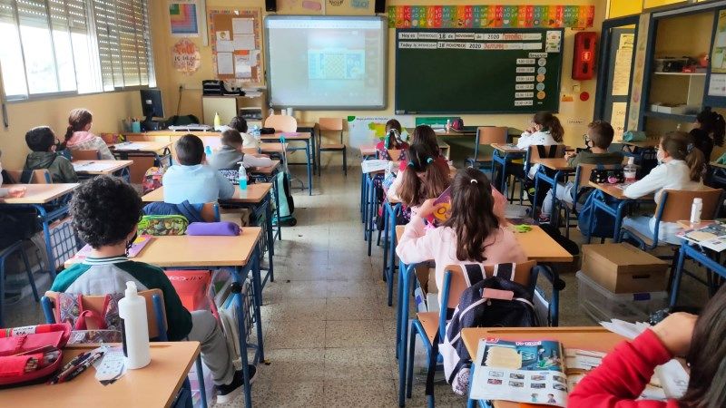 Más de 1500 alumnos alhaurinos ya han participado en el programa ‘El ajedrez llega al cole’