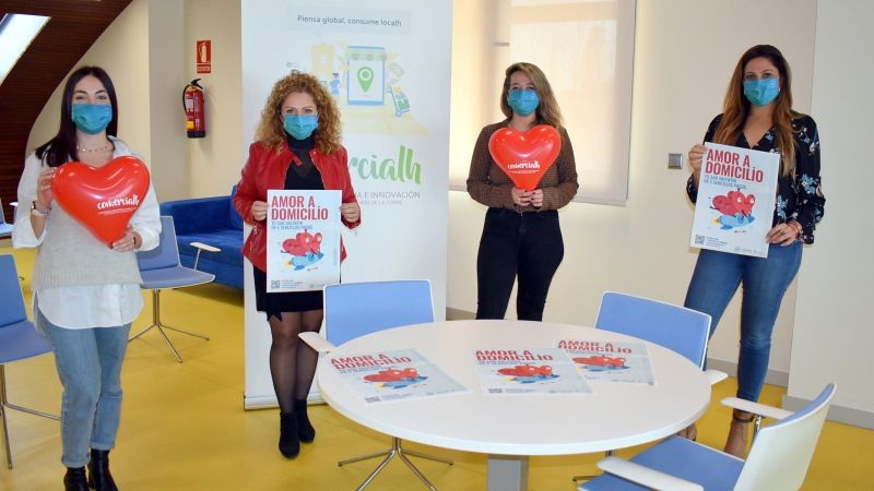 'Amor a domicilio', la nueva campaña municipal para fomentar el comercio local por San Valentín