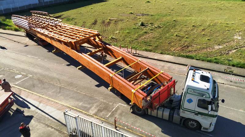 La instalación del último tramo del puente sobre el río Guadalhorce comenzará el martes
