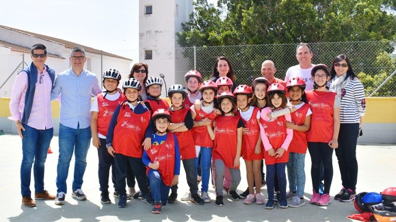 El Aula de La Vuelta Junior Cofidis recorre los centros educativos de Alhaurín de la Torre