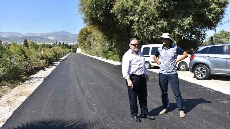 Alhaurín de la Torre finaliza los trabajos de ensanche y asfaltado del Camino de los Cortijos