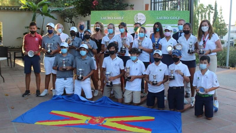 Las jóvenes promesas del golf nacional brillan en Alhaurín de la Torre