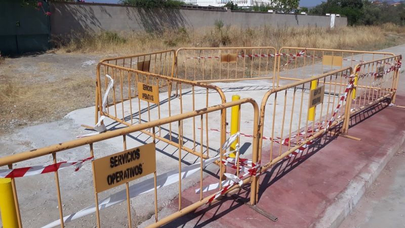 La Junta repara el canal de riego de El Romeral donde se hundió un camión en diciembre