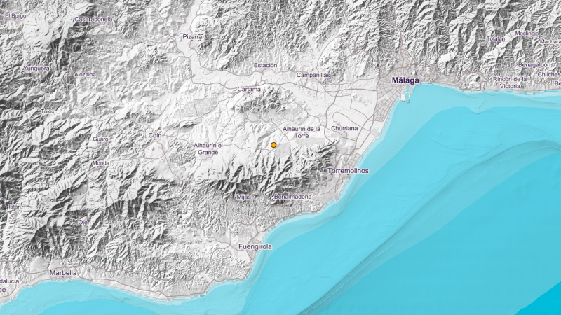 Registrado un ligero terremoto en Alhaurín de la Torre