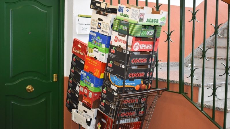 Mañana comienza una campaña de recogida de cartones 'puerta a puerta' en los comercios del centro de Alhaurín de la Torre