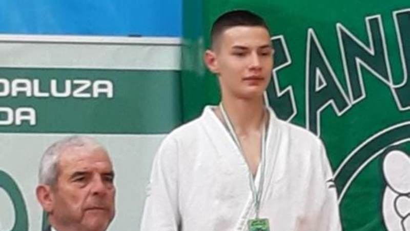 Samuel Martos, subcampeón de Andalucía cadete en judo