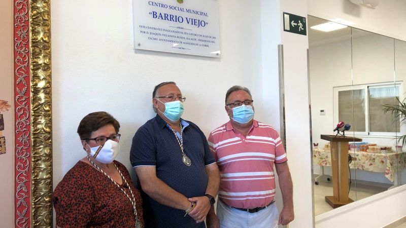 El alcalde y los vecinos del Barrio Viejo inauguran el nuevo Centro Social Municipal