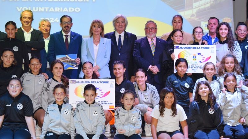 Alhaurín de la Torre recibirá en el Parlamento de la UE el título de Capital Europea del Deporte por la Integración y el Voluntariado