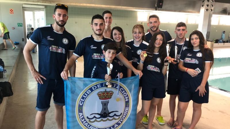 Magnífica actuación del Club Natación Alhaurín de la Torre en el Circuito Provincial