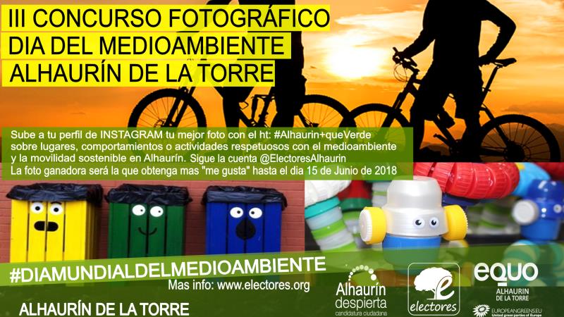 Electores convoca el III Concurso fotográfico del Dia del Medioambiente en Alhaurín de la Torre