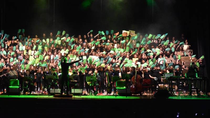 La Cantata andaluza ‘Palabras al Vuelo’ debuta en Málaga, con 750 alumnos de 19 centros educativos