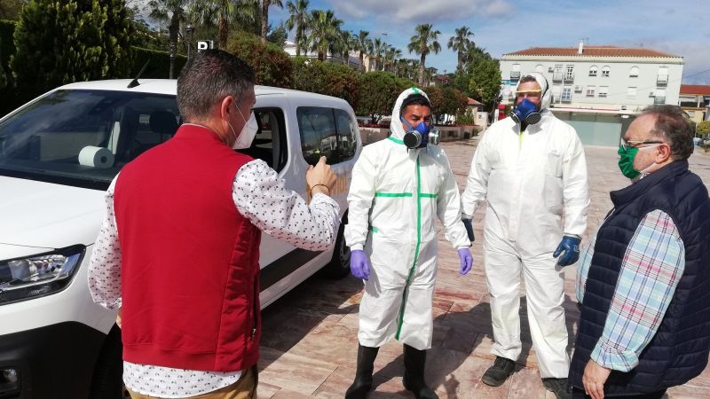 Alhaurín de la Torre intensificará la desinfección en las calles para apoyar a comercio y hostelería