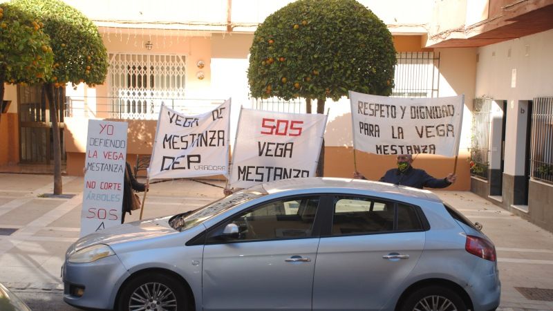 Vecinos protestan contra la futura depuradora Guadalhorce Málaga norte