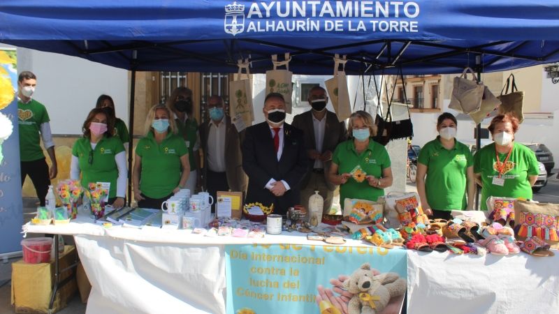 Alhaurín de la Torre se une a la celebración del Día Internacional contra el Cáncer Infantil