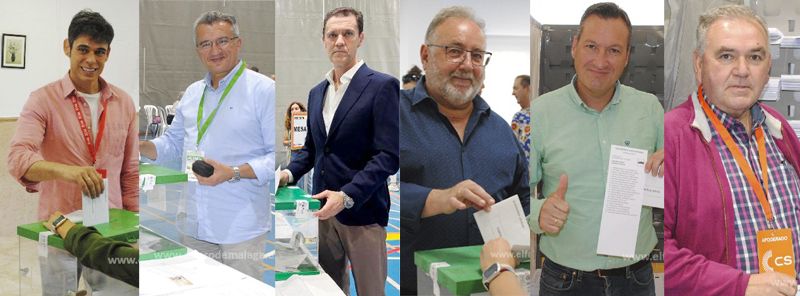 Los candidatos a la alcaldía de Alhaurín de la Torre acuden a las urnas