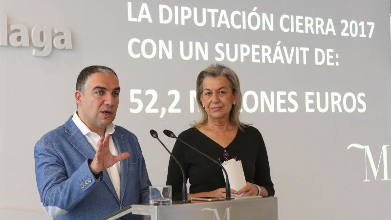 La Diputación cierra 2017 con un superávit de 52,2 millones de euros