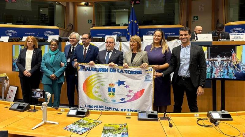 Alhaurín de la Torre recibe en Bruselas el título de Capital Europea del Deporte por la Integración y el Voluntariado