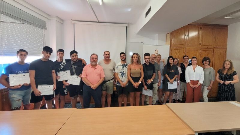Catorce personas completan el itinerario formativo de construcción