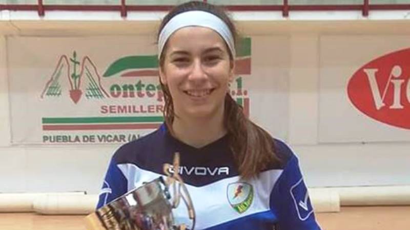 Eva González campeona Desarrollo UEFA sub-17 de fútbol sala con la Selección Española