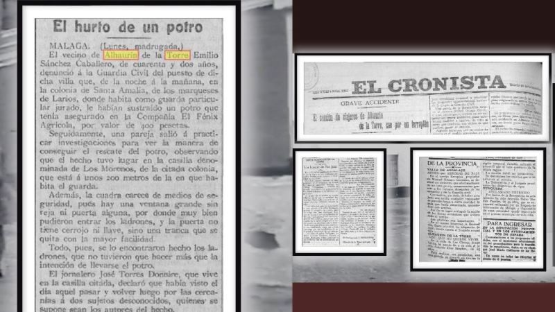Una exposición virtual histórica recopila una treintena de crónicas sobre Alhaurín de la Torre